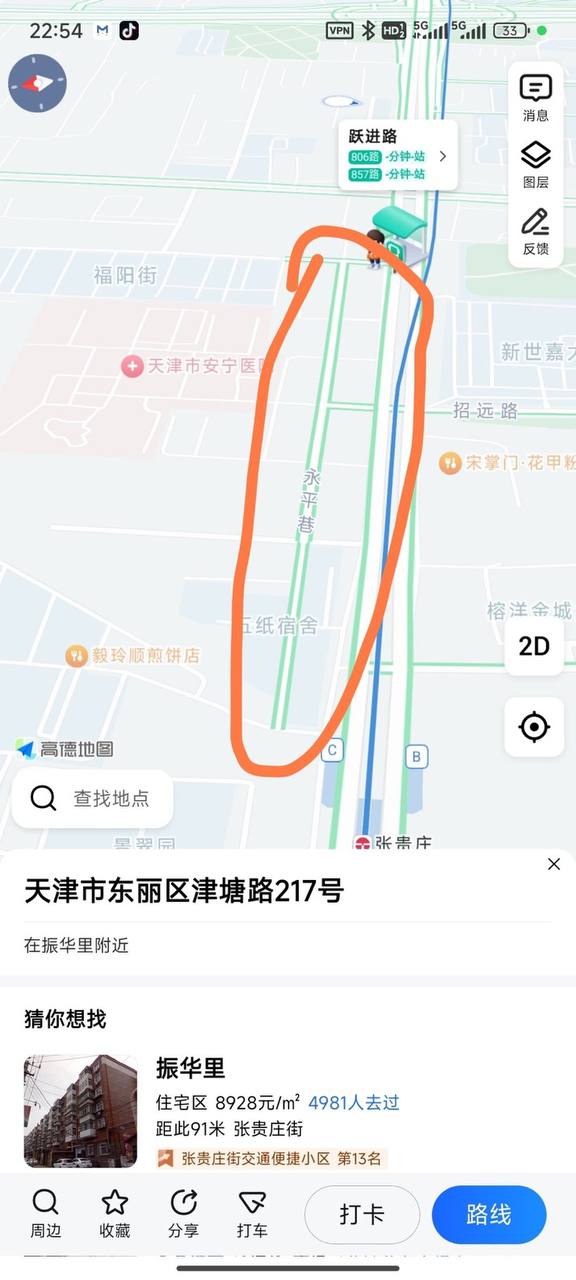 天津 永平巷 我画圈圈的这一排